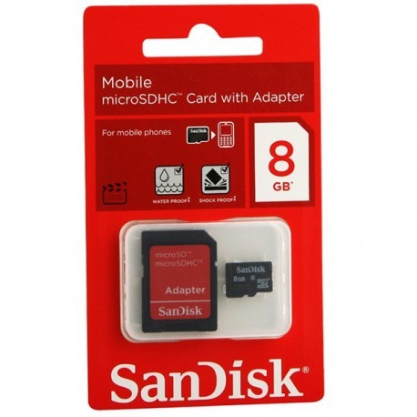 Carte Mémoire Micro SD8 Go